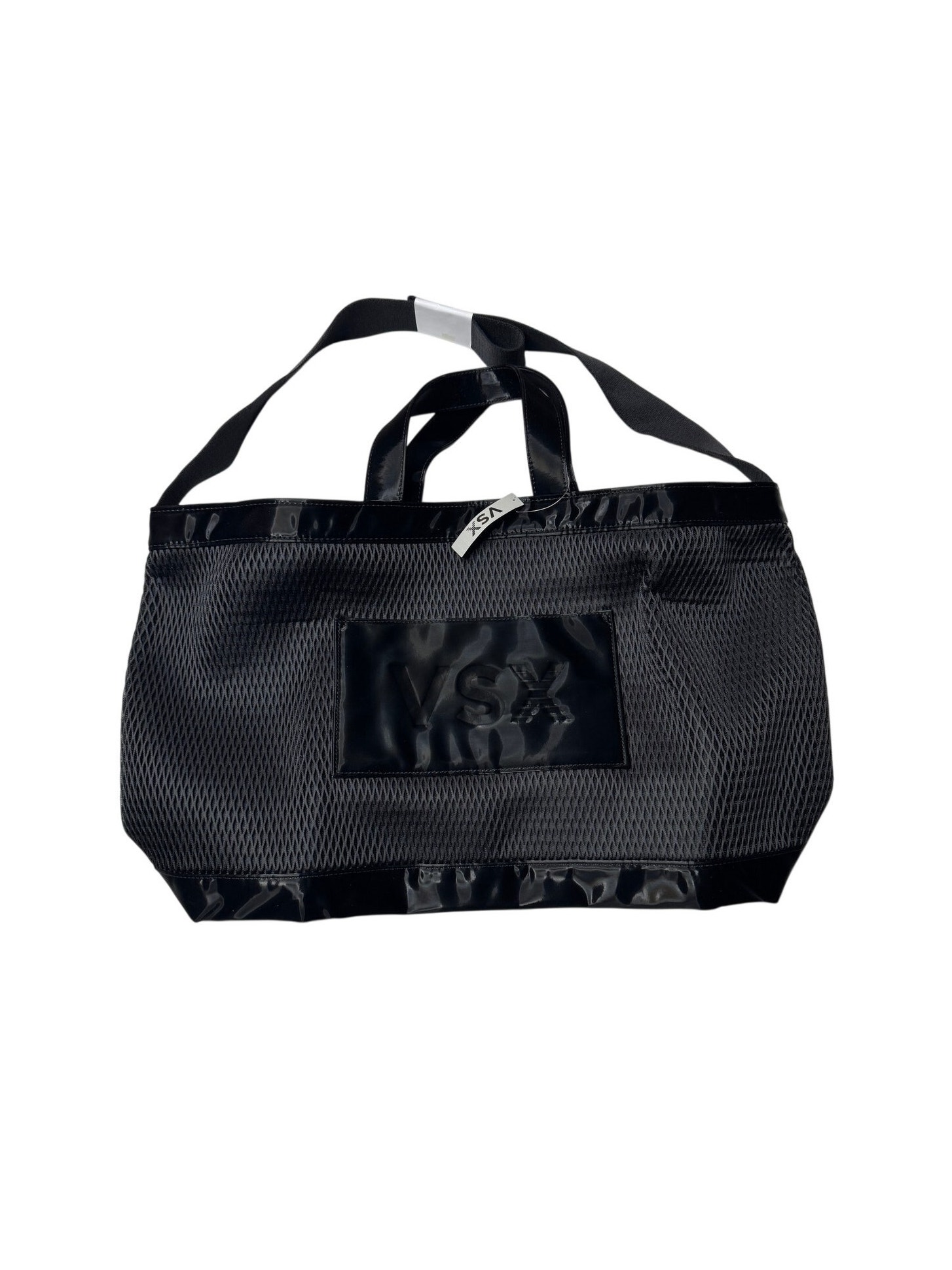 Victoria’s Secret Vsx Black Mesh Tote Bag Nwt Gym Travel Carryall